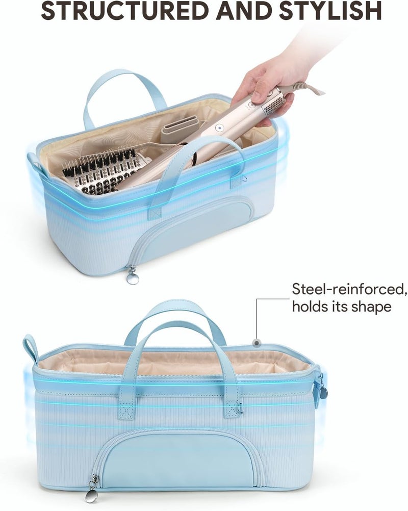 Lotour Hair Tools Travel Case Bag for Shark HD430 FlexStyle/Dyson Airwrap/Dyson Supersonic Hair Dryer, Portable Travel Storage Organizer for Hair Attachments Waterproof - Image 3